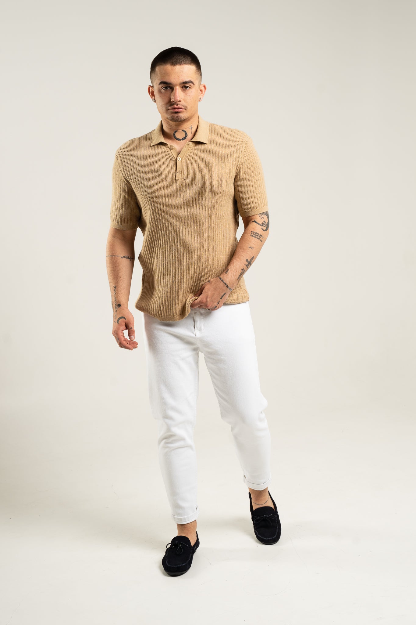 Koszulka "Sweter" - Musztardowa