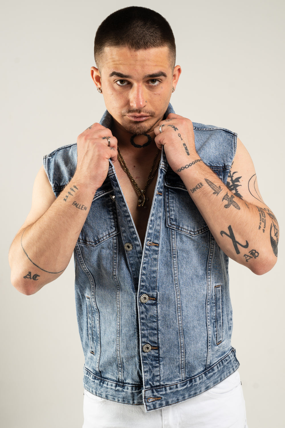 Kamizelka jeansowa "Katana"