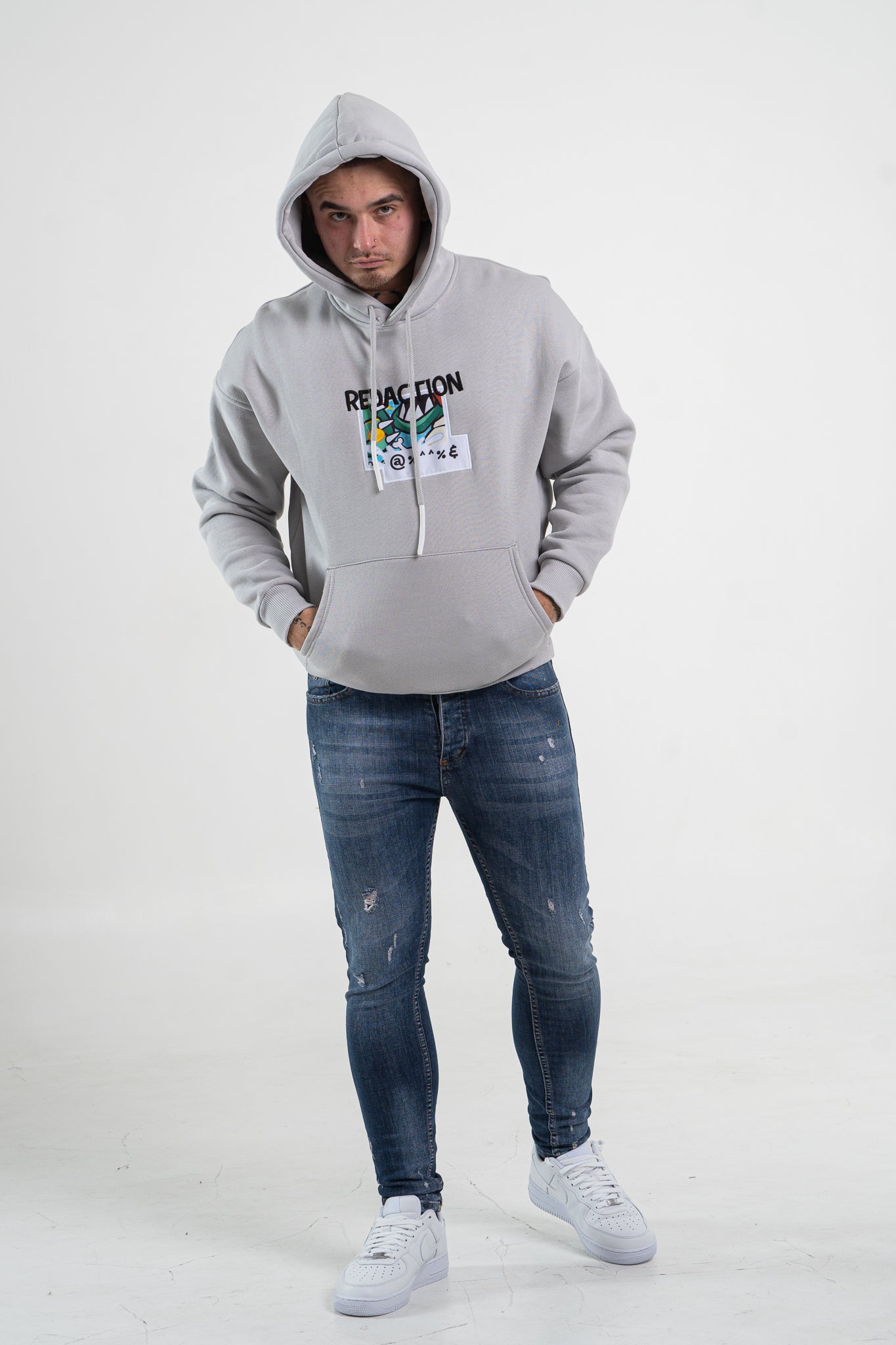 Szara bluza męska "Conception"