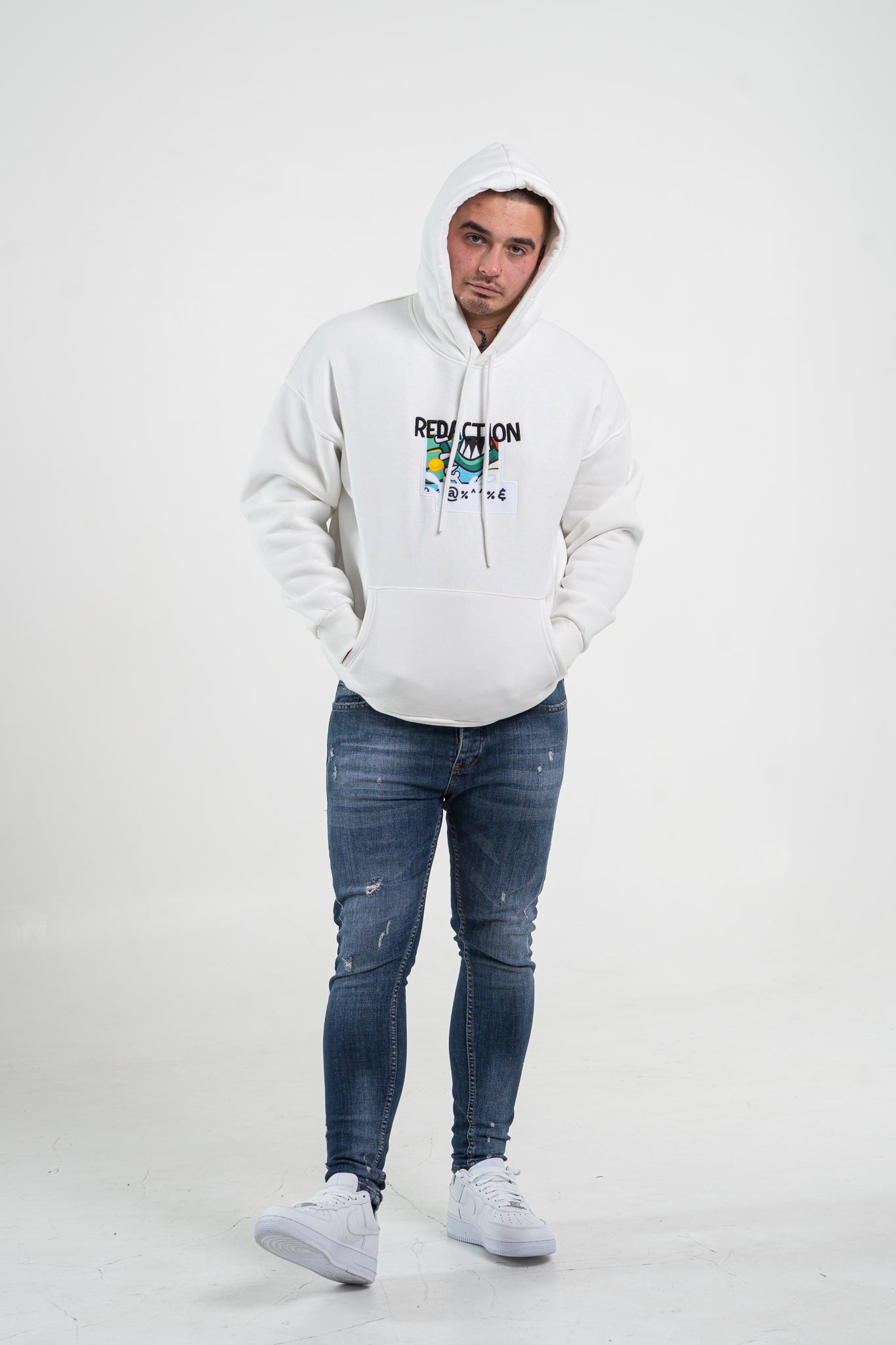 Biała bluza męska "Conception"