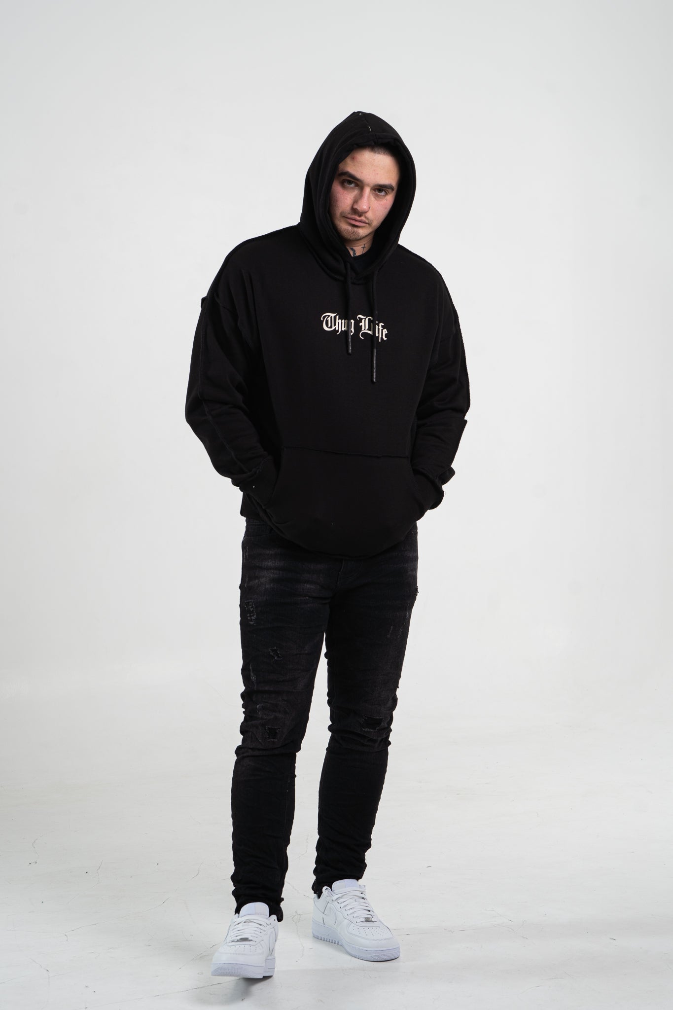 Czarna bluza męska "Tupac"