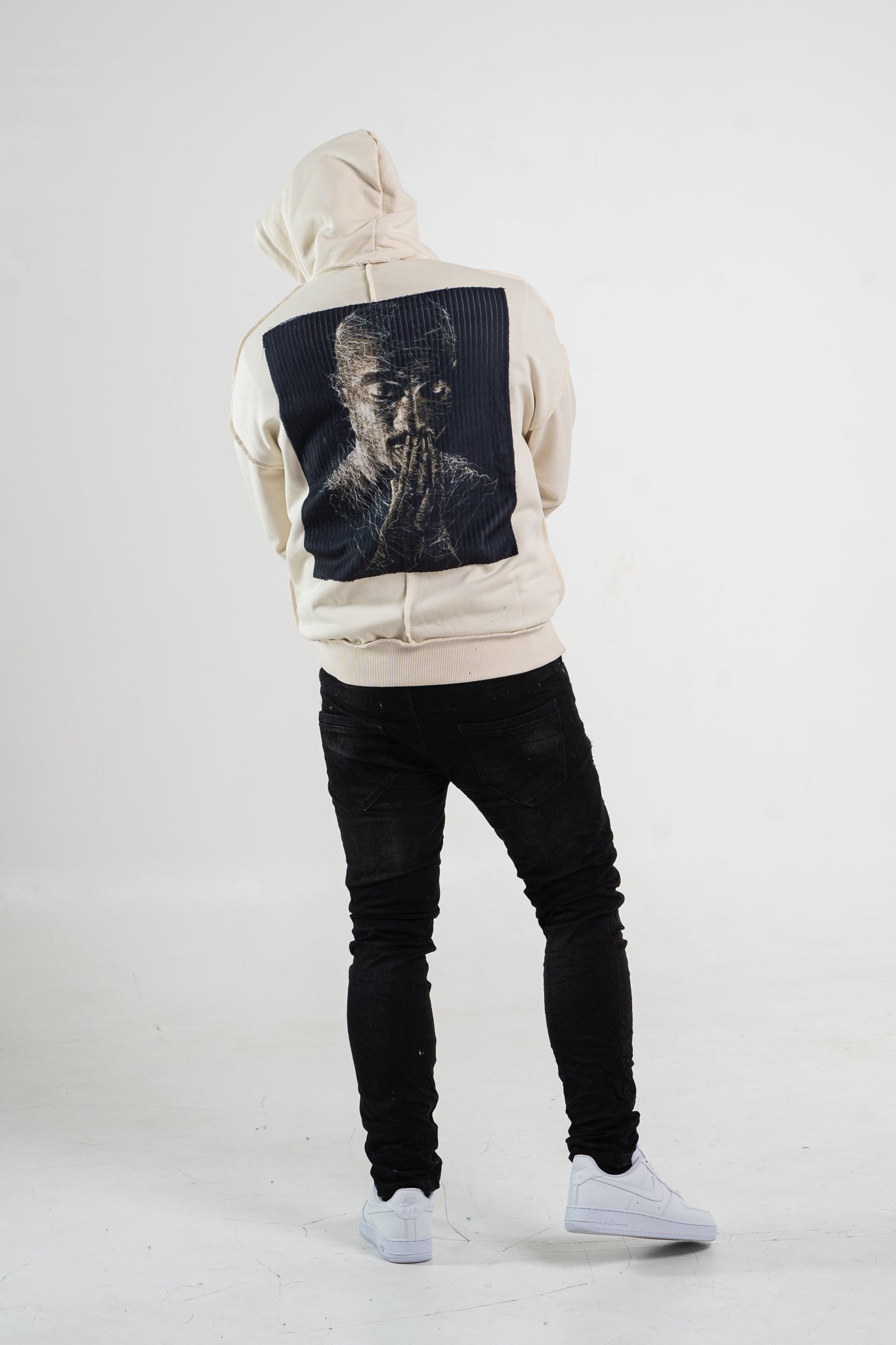 Beżowa bluza męska "Tupac"