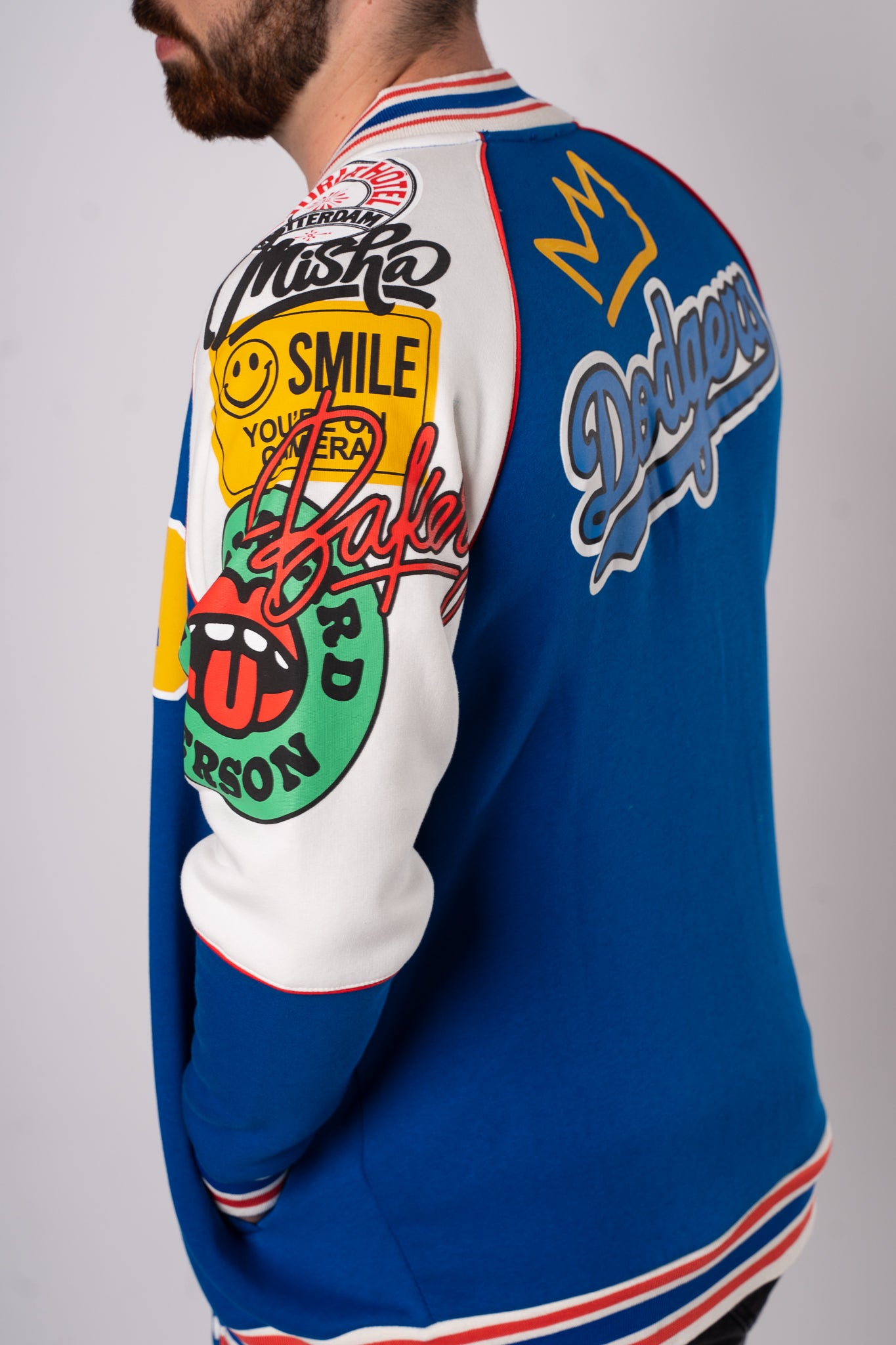 Baseballówka "Dodgers" - Niebiesko-Biała