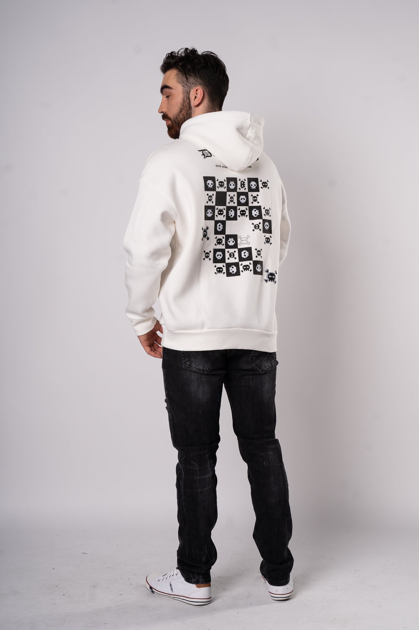 Bluza "8-bit Crusher" - Biała