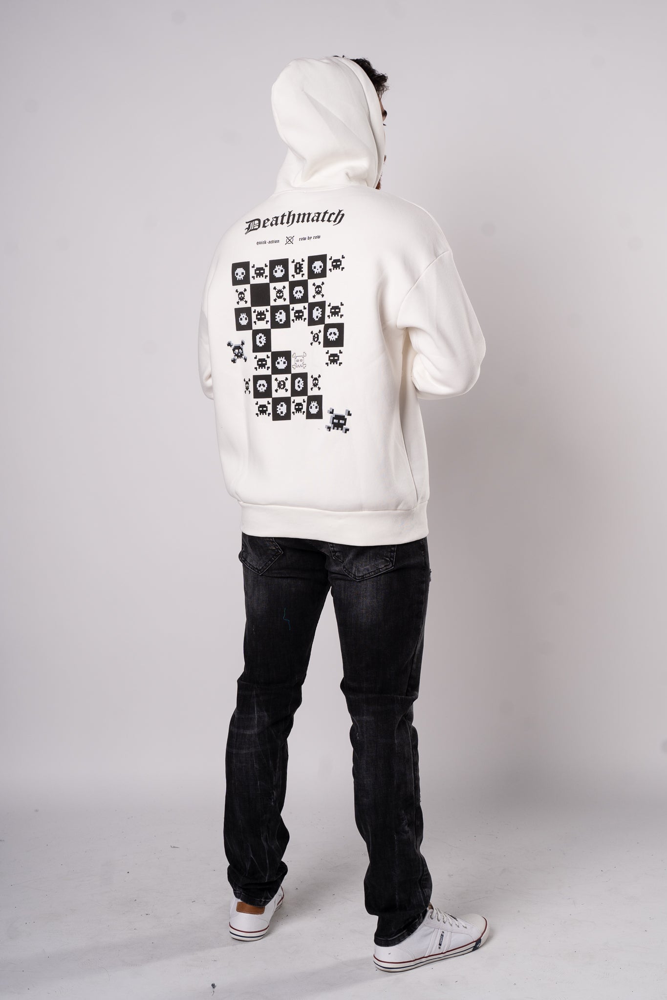 Bluza "8-bit Crusher" - Biała