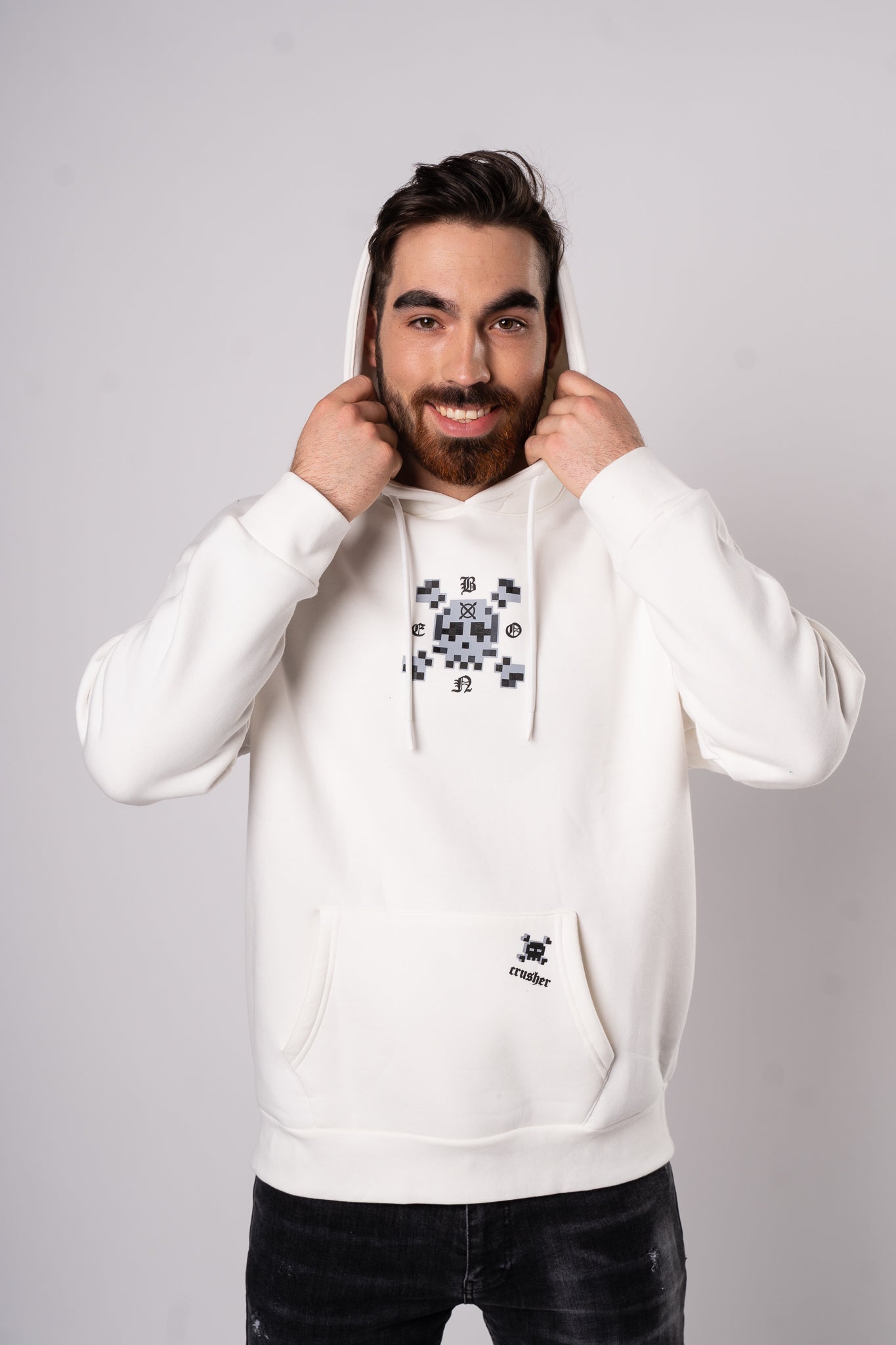 Bluza "8-bit Crusher" - Biała