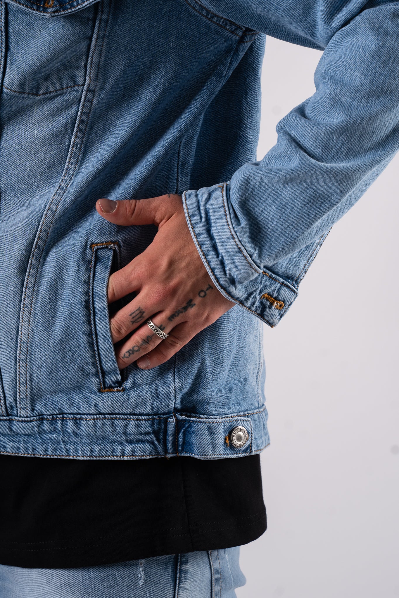 Kurtka jeansowa jasna "Katana"