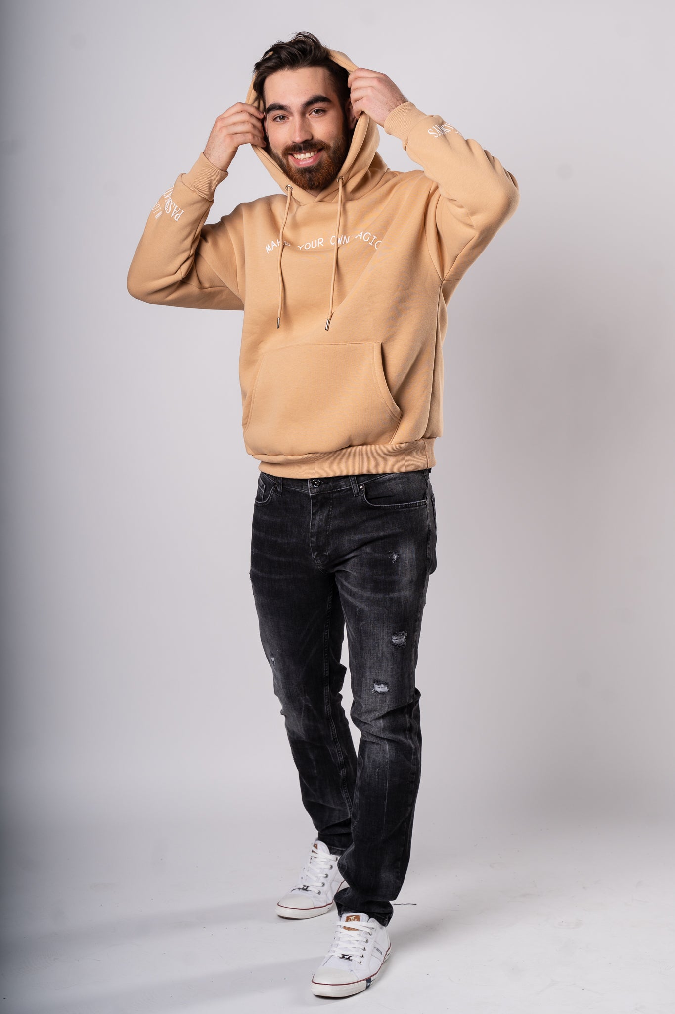 Bluza "Make your own" - musztardowa