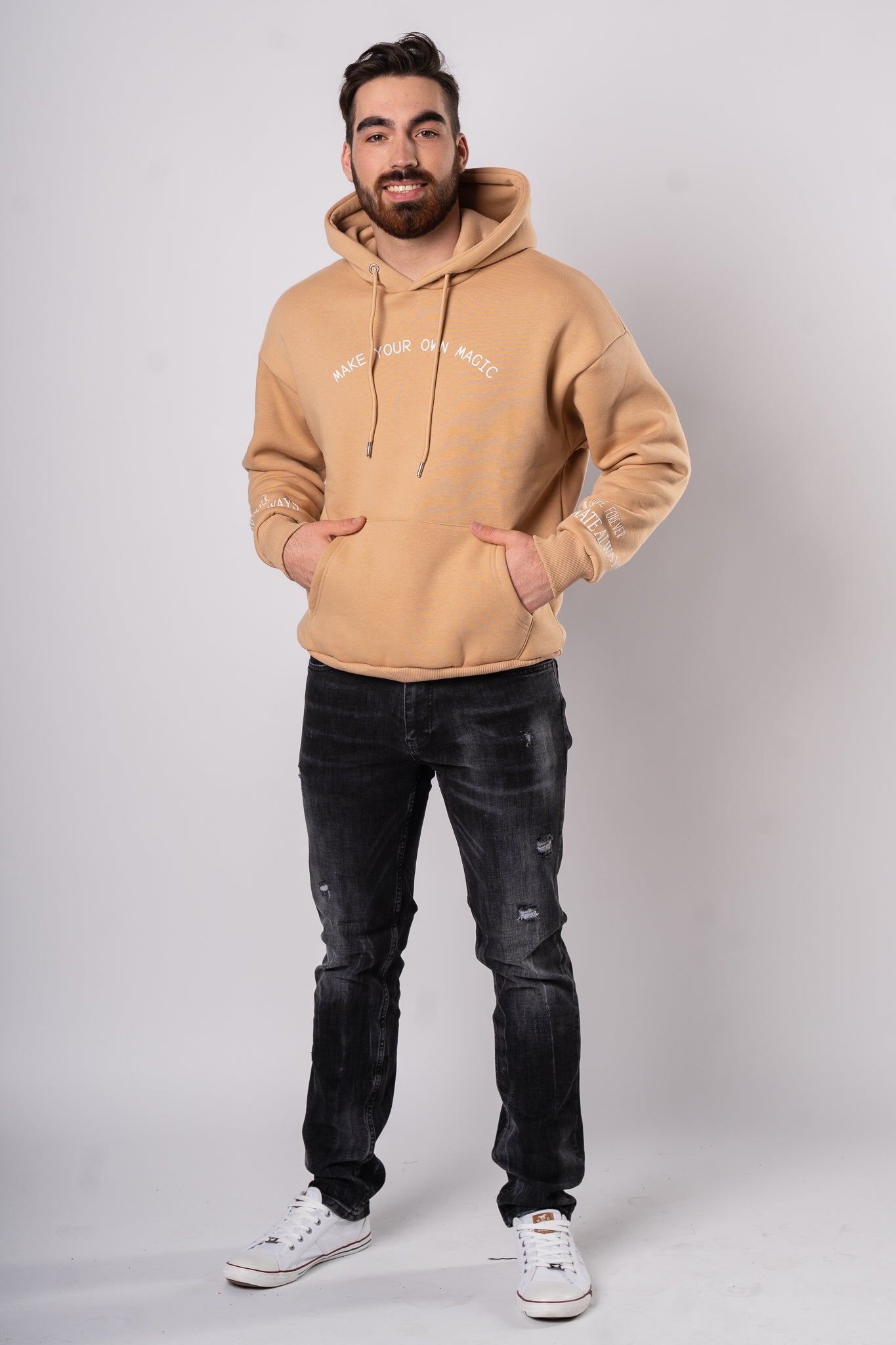Bluza "Make your own" - musztardowa