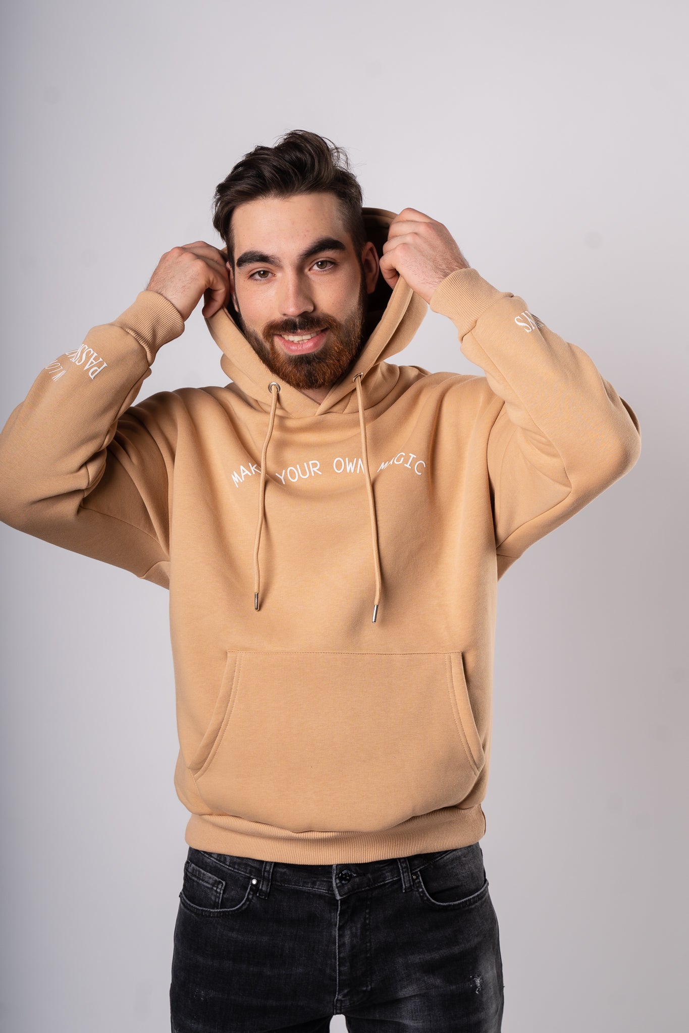 Bluza "Make your own" - musztardowa