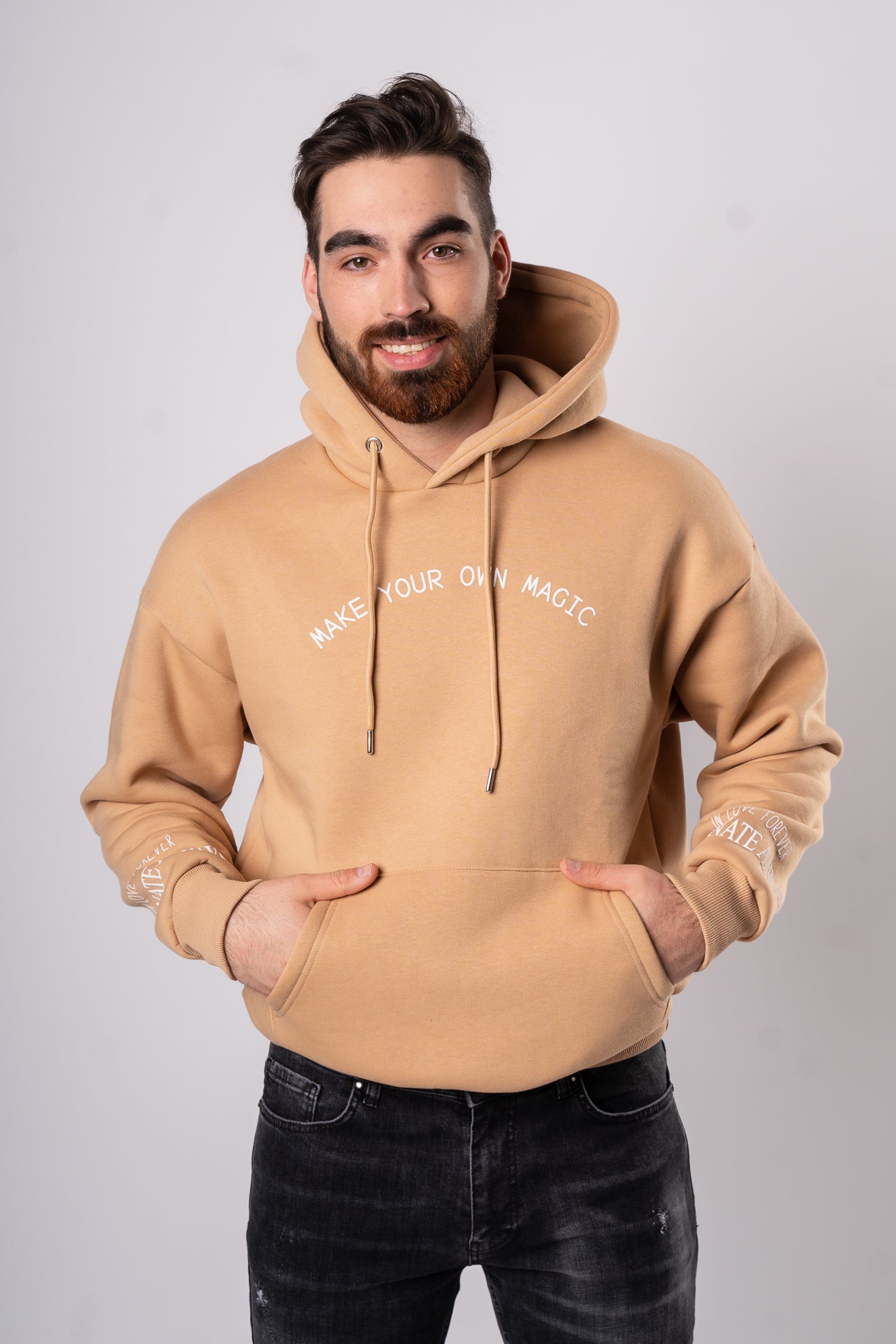 Bluza "Make your own" - musztardowa