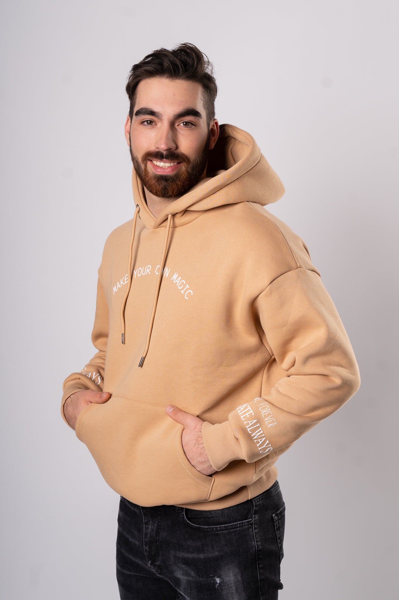 Bluza "Make your own" - musztardowa