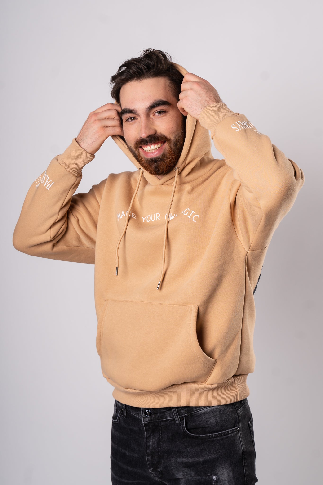 Bluza "Make your own" - musztardowa