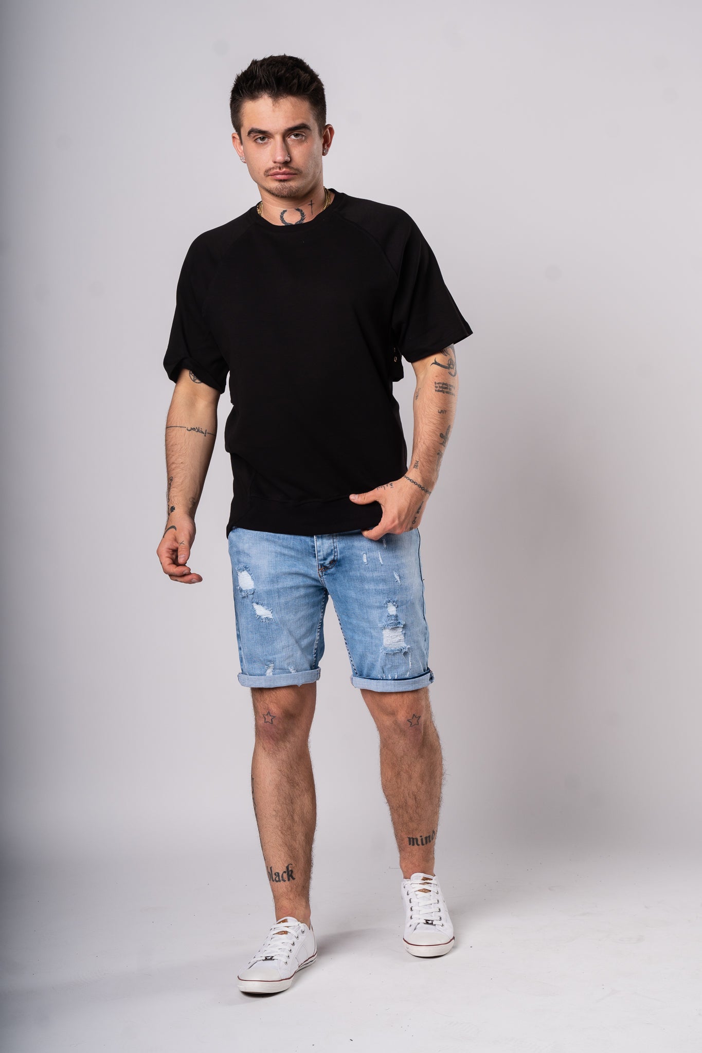 Koszulka Oversize "Basic" - czarny