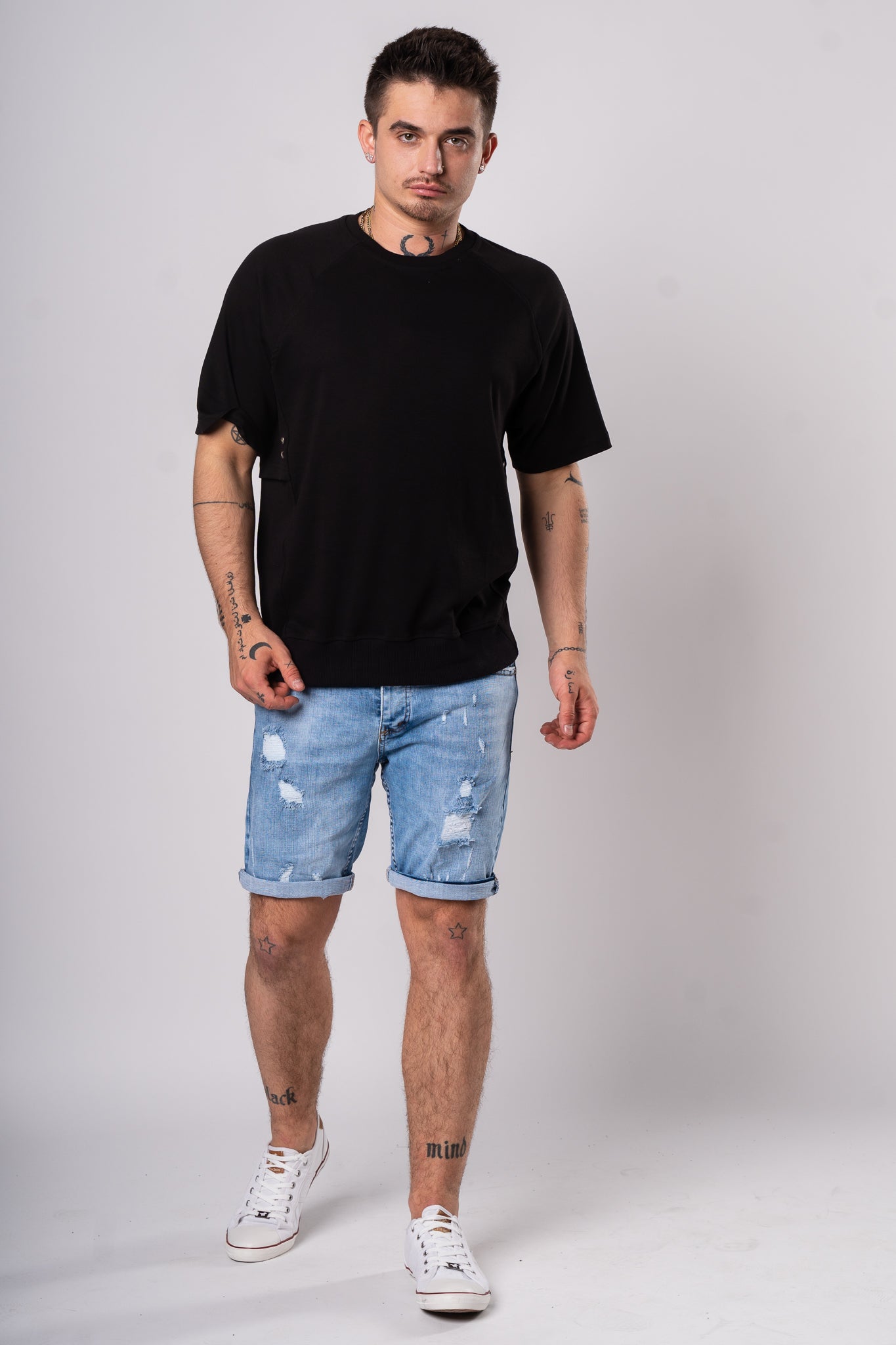 Koszulka Oversize "Basic" - czarny