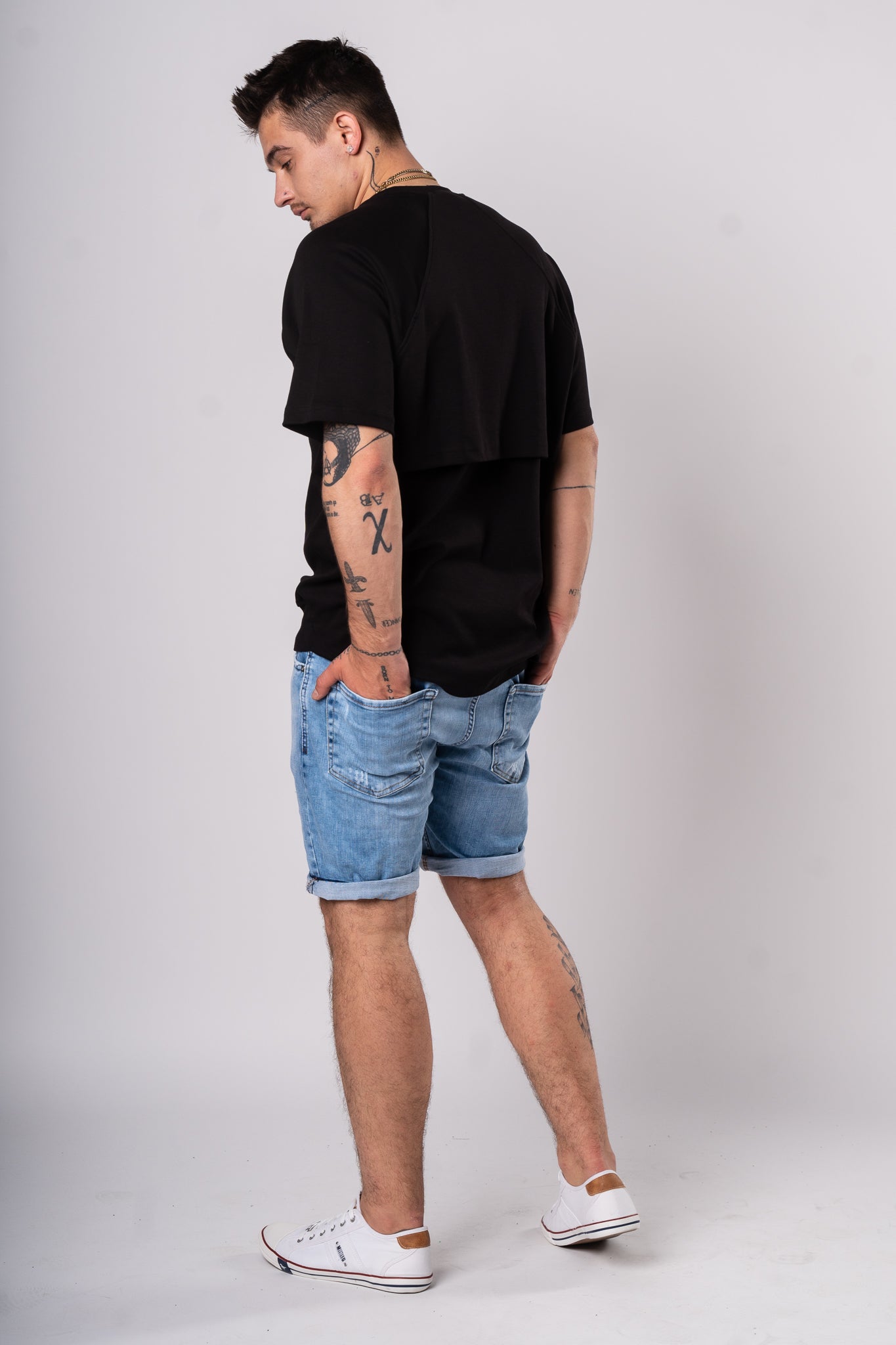 Koszulka Oversize "Basic" - czarny