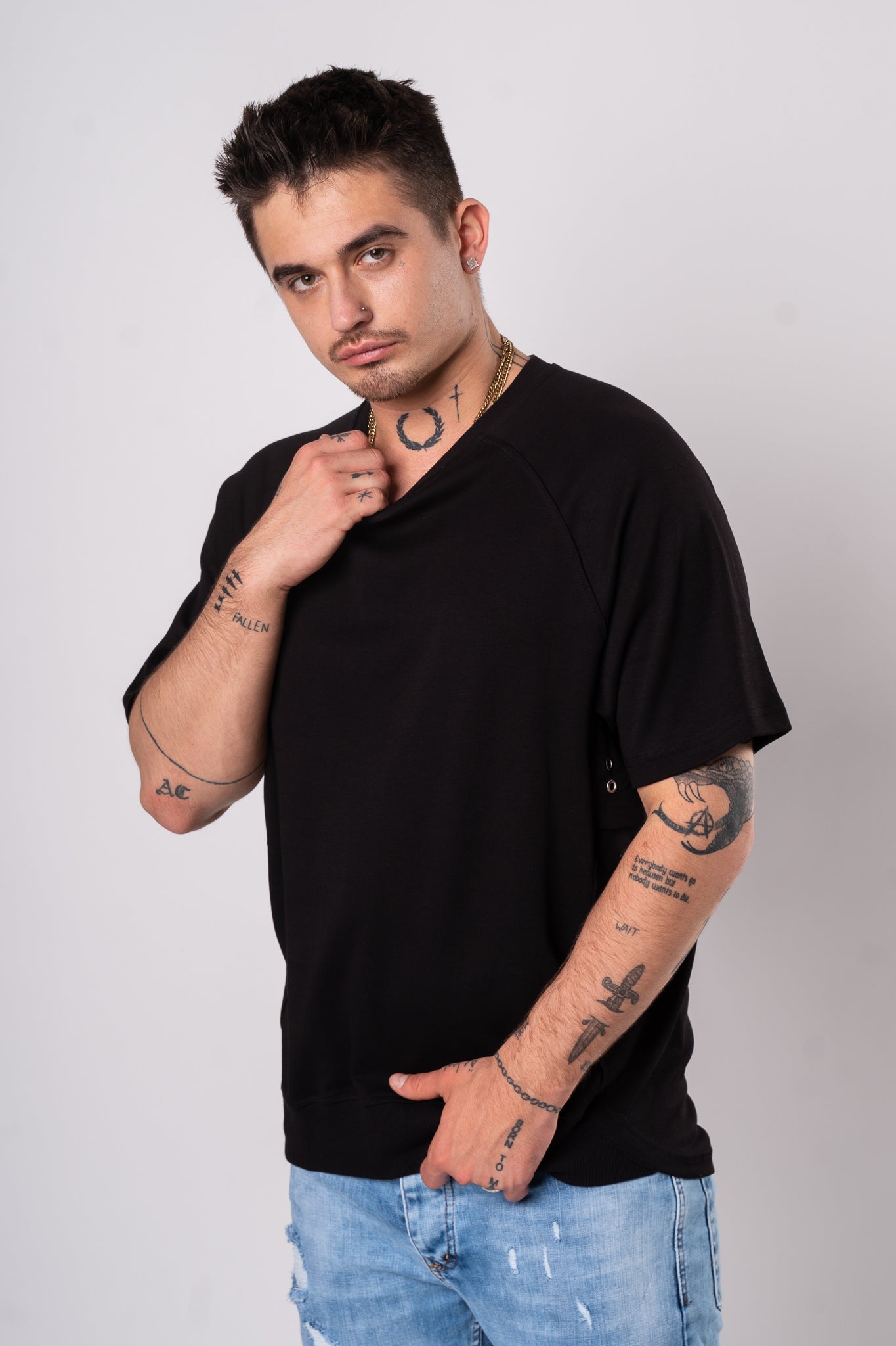 Koszulka Oversize "Basic" - czarny