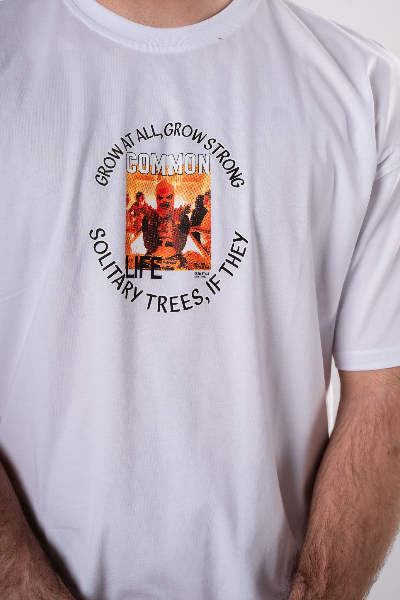 Koszulka Oversize "Common" - biała