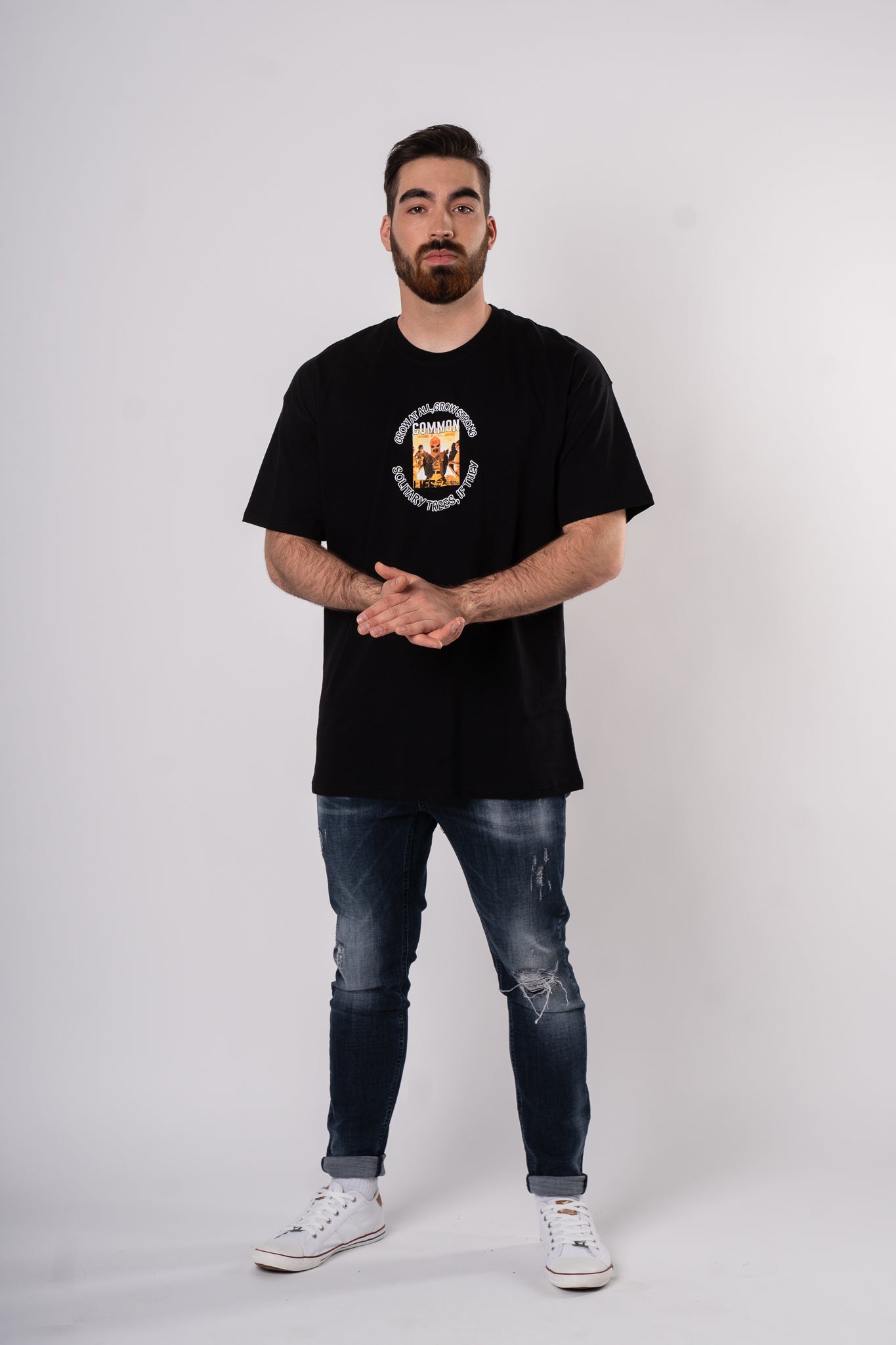 Koszulka Oversize "Common" - czarna