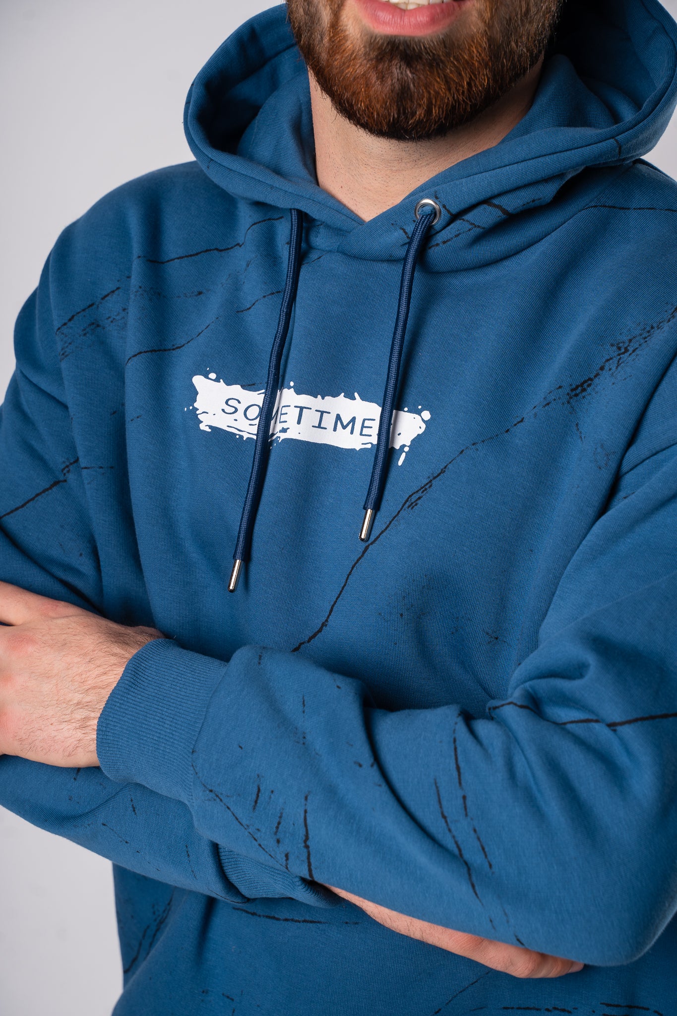 Bluza "Sometimes" - Niebieski