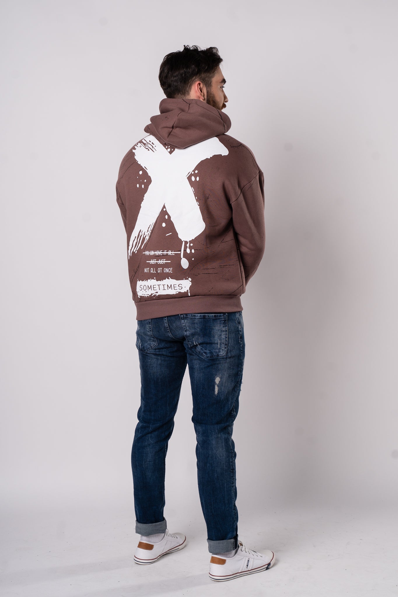 Bluza "Sometimes" - Brązowy