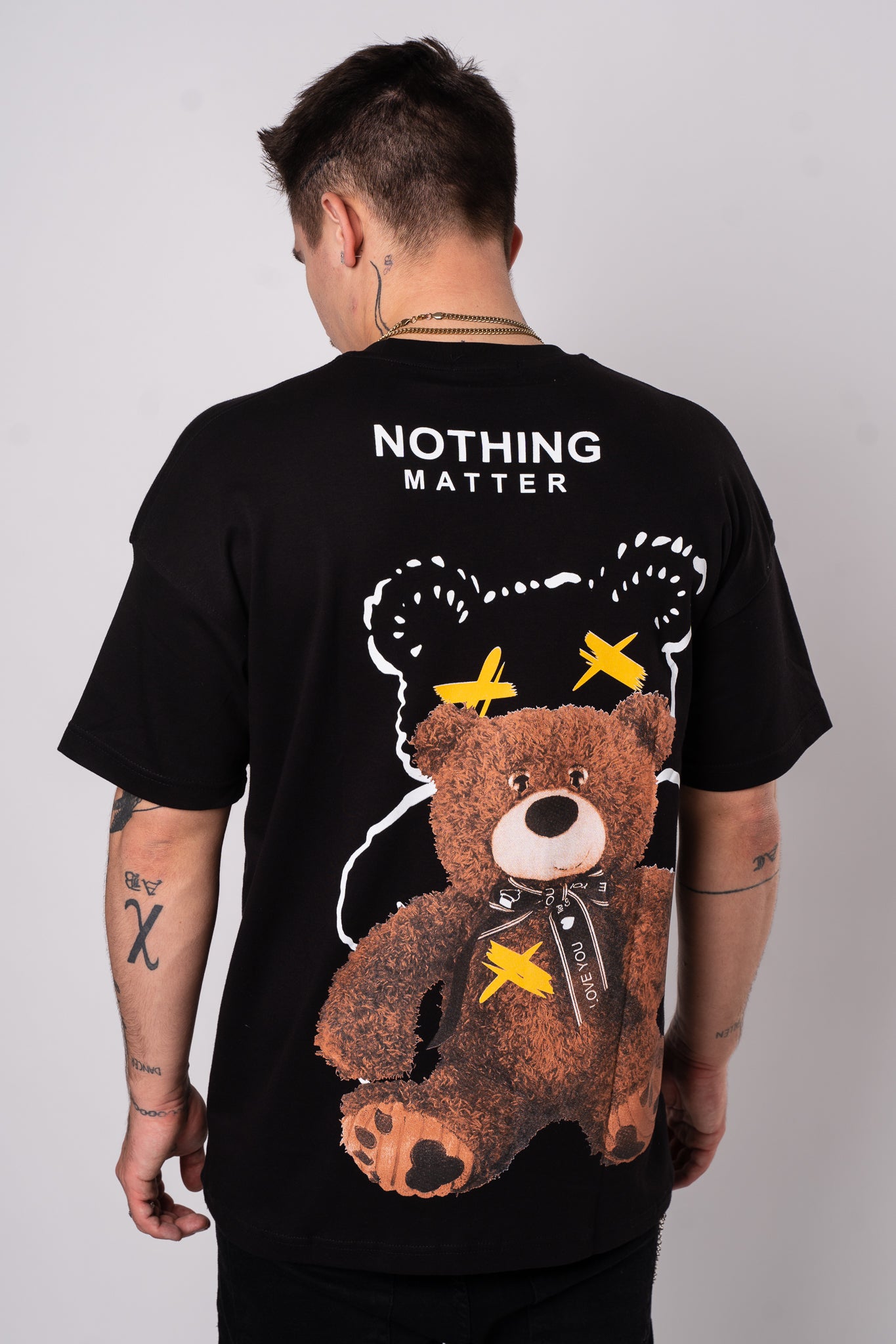 Koszulka Oversize "Nothing Matter" - Czarna