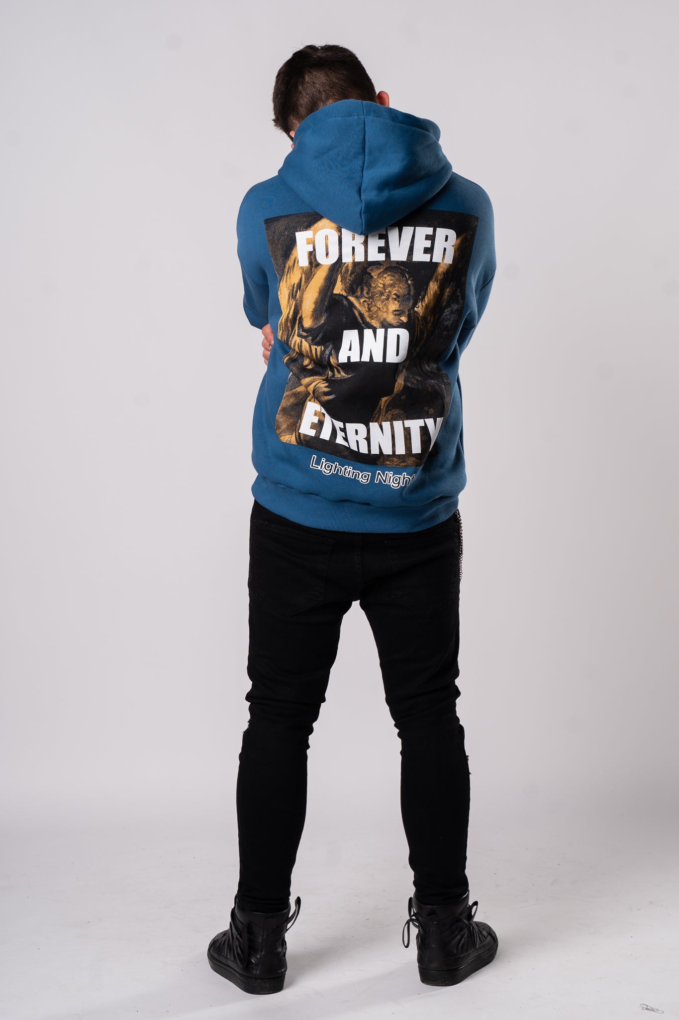 Bluza "Forever and Eternity" - Niebieska