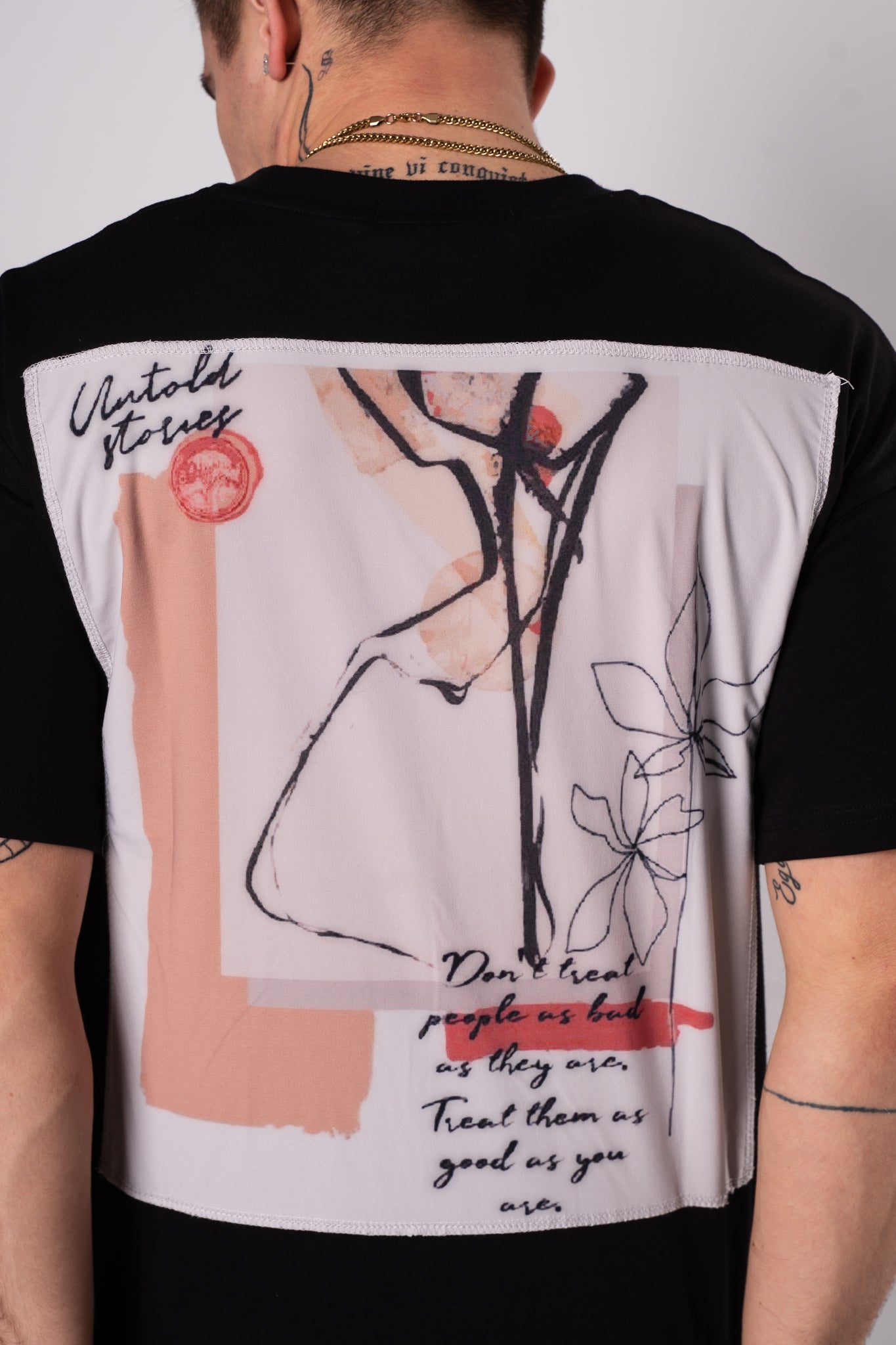 Koszulka Oversize "I am Fine" - Czarny