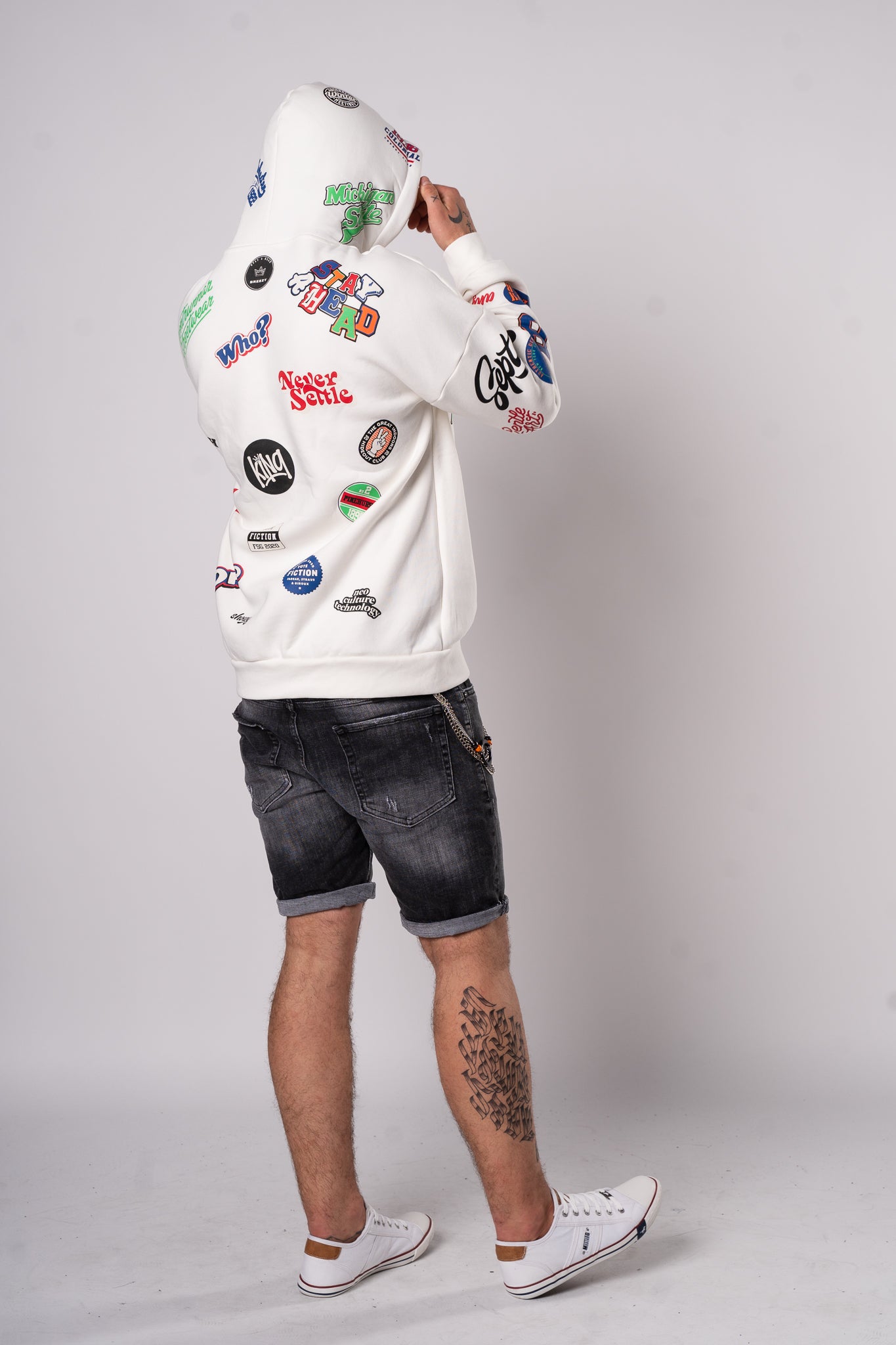 Bluza "Fullprint Mix" - Biała
