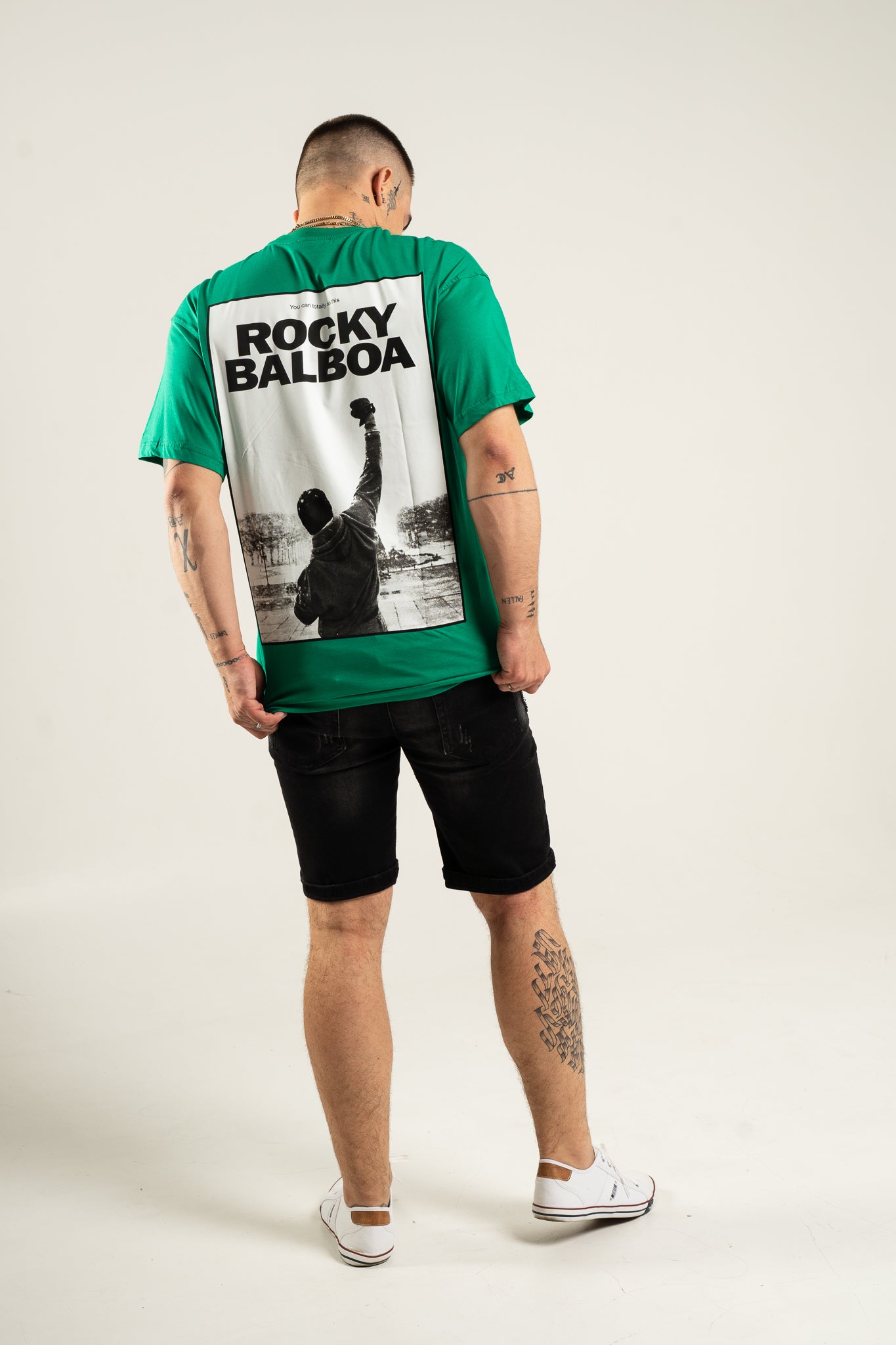 Koszulka Oversize "Rocky Balboa" - Zielona