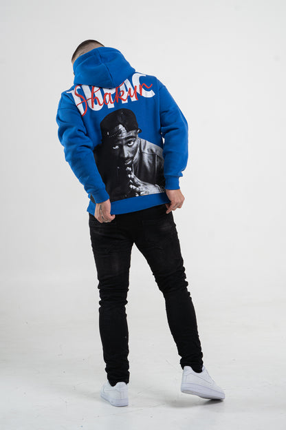 Niebieska bluza męska "Tupac Shakur"