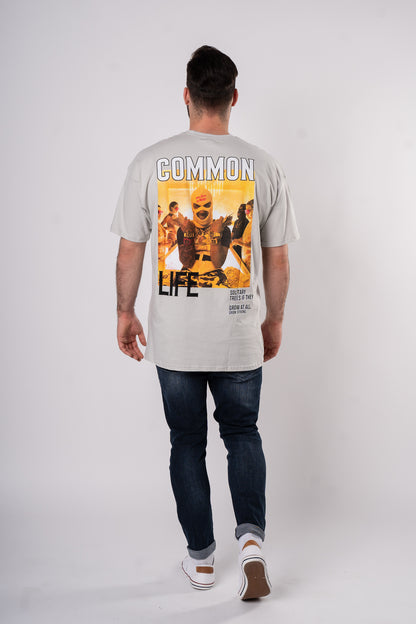 Koszulka Oversize "Common" - beżowa