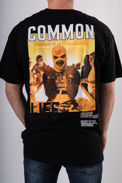 Koszulka Oversize "Common" - czarna