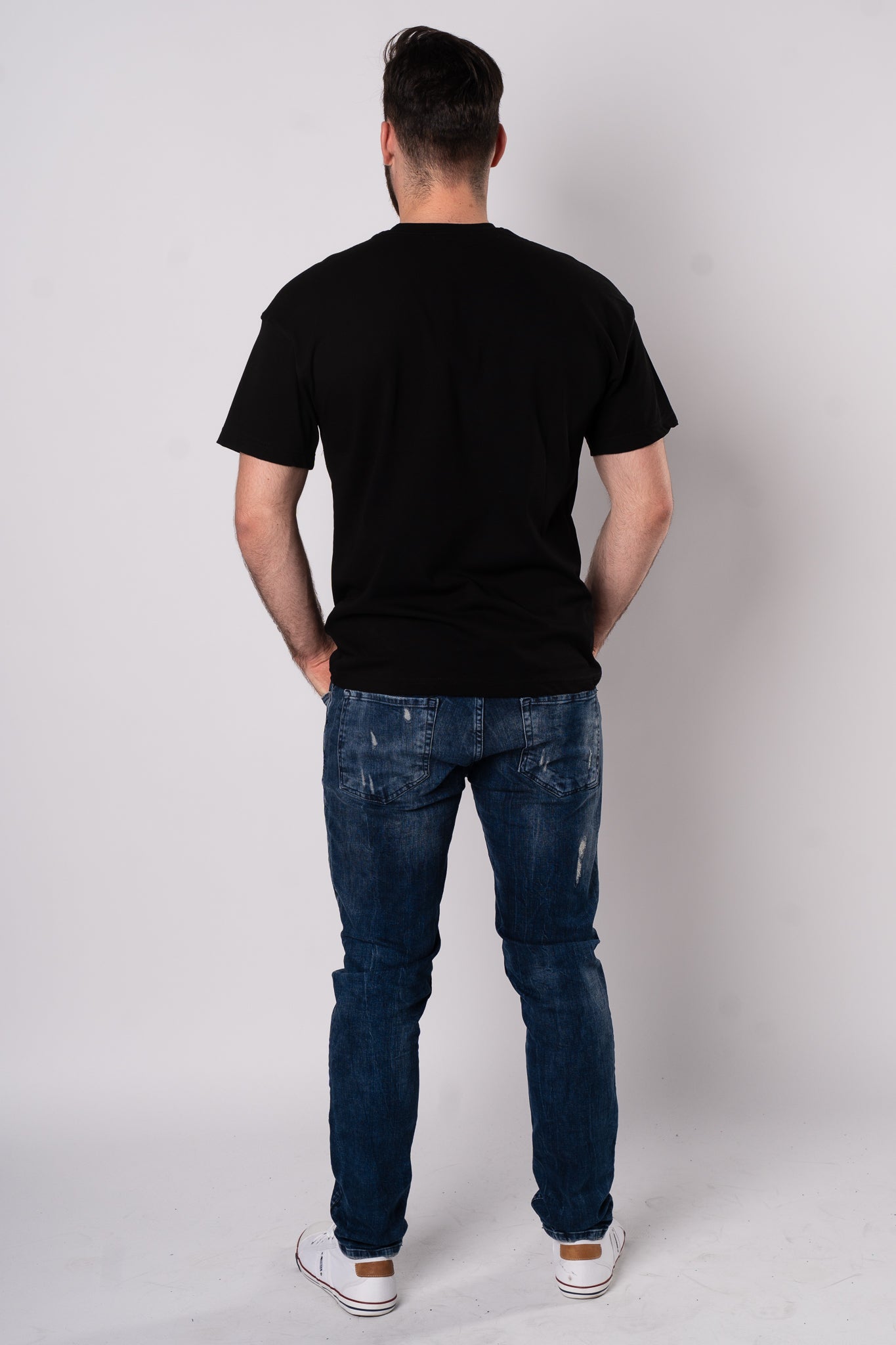 Koszulka Oversize "Over" - czarna
