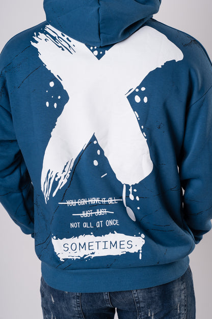 Bluza "Sometimes" - Niebieski