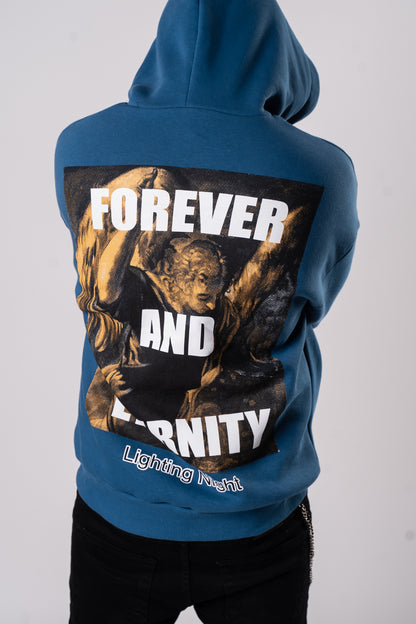 Bluza "Forever and Eternity" - Niebieska