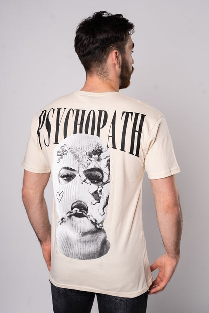Koszulka "Psychopath" - Beżowa